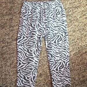 Zebra Print Leggings